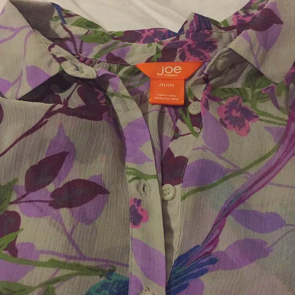 Floral print lady’s blouse